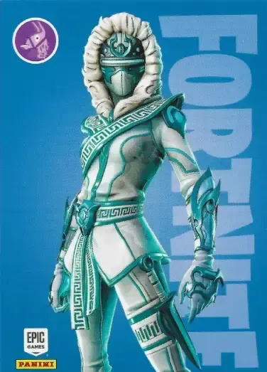 Snow Strike Panini Fortnite trading card front
