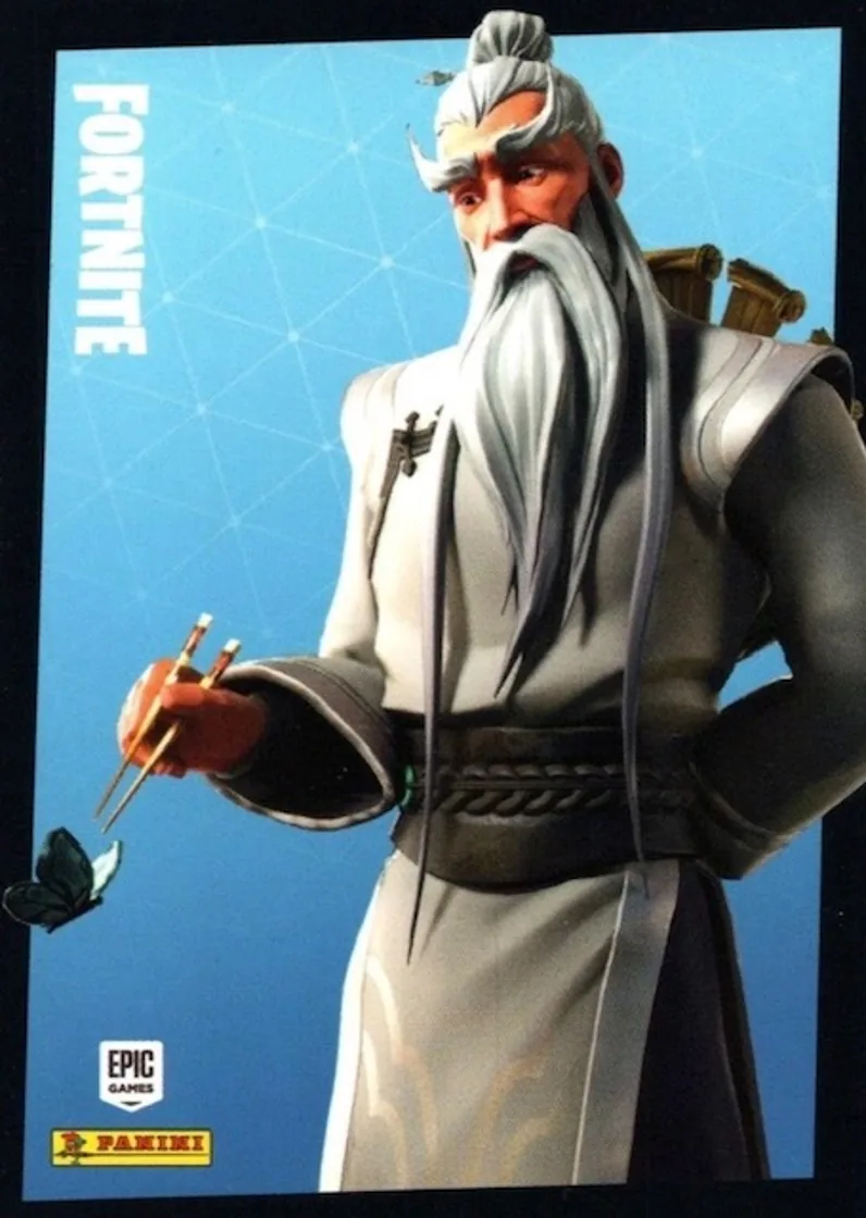 Shifu Panini Fortnite trading card front