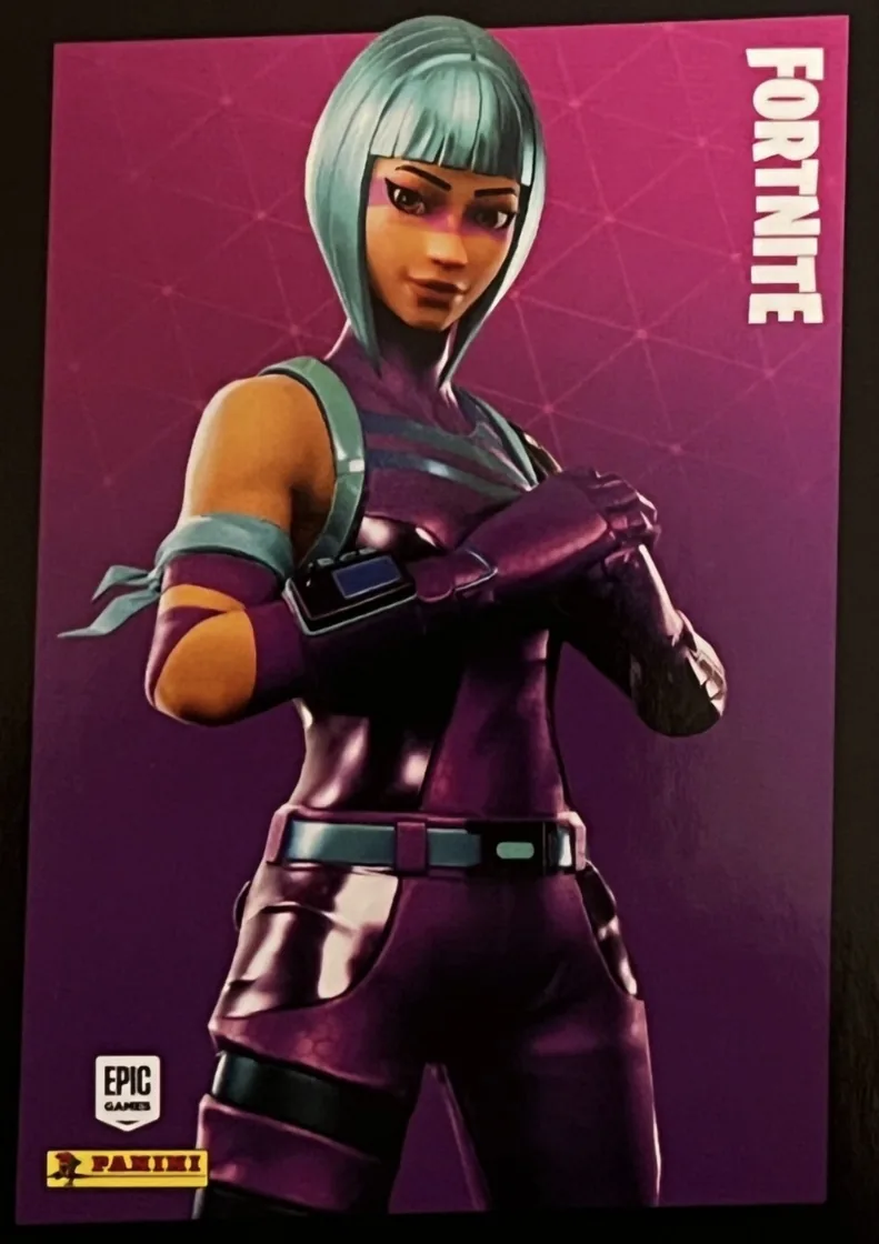 Wonder Panini Fortnite trading card front