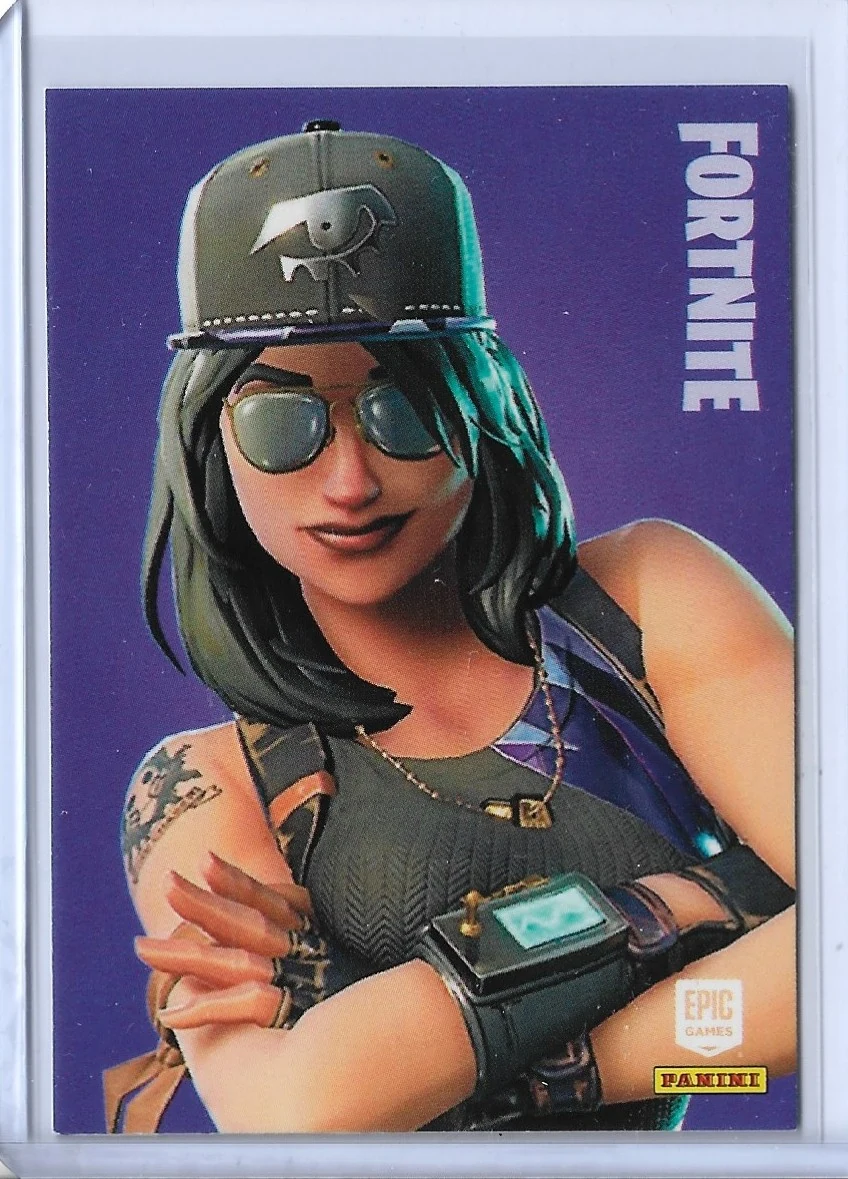 Enlarged transparent Epic Games logo on the Fortune #172 Unreleased Prototype — Series 1 Italy Print