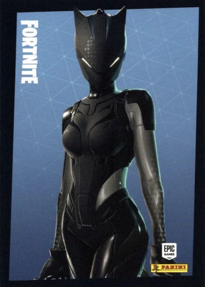 Lynx (Stage 4, Black) Panini Fortnite trading card front