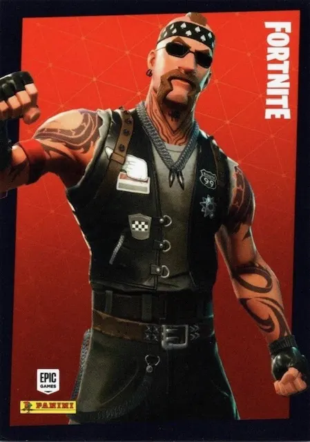 Backbone Panini Fortnite trading card front