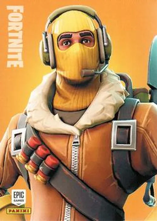 Raptor Panini Fortnite trading card