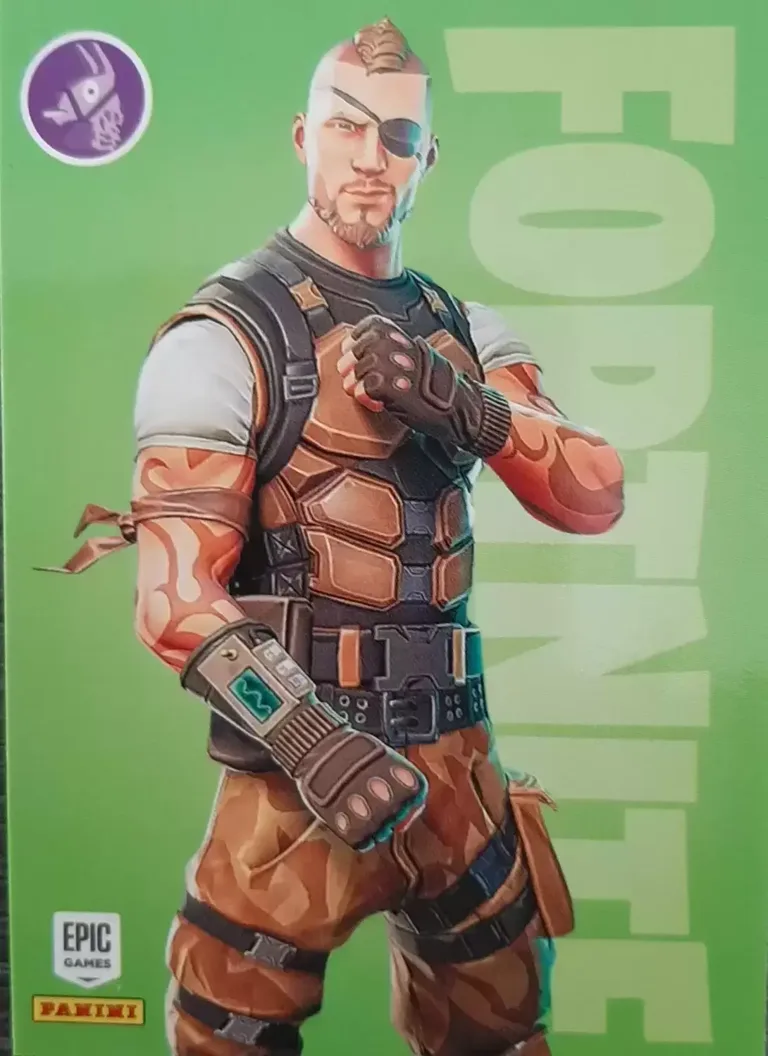 Battlehawk Panini Fortnite trading card front