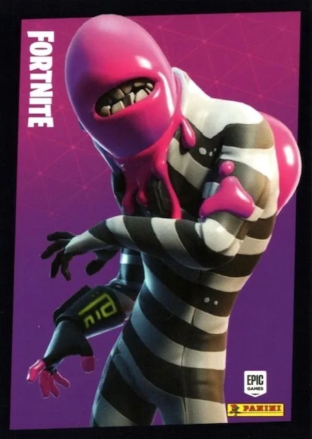 Teef Panini Fortnite trading card front