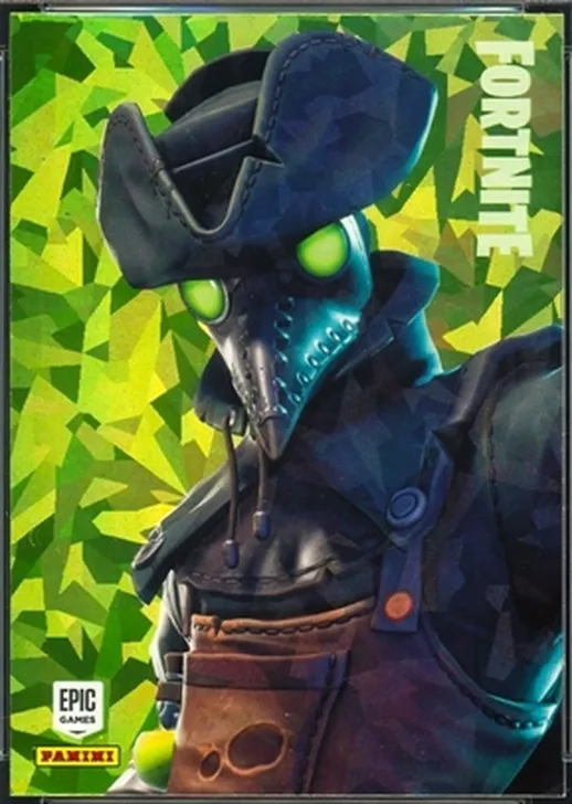 Plague Panini Fortnite trading card front
