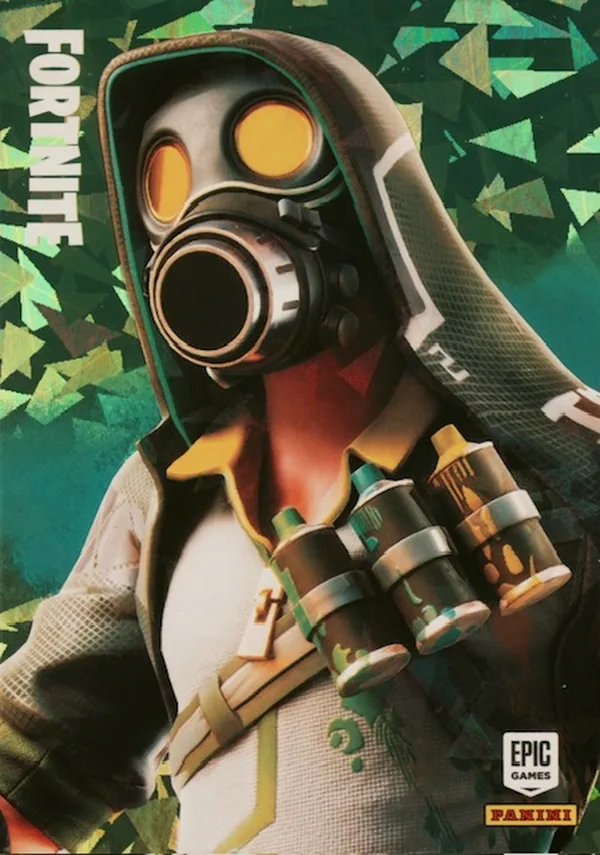 Toxic Tagger Panini Fortnite trading card front