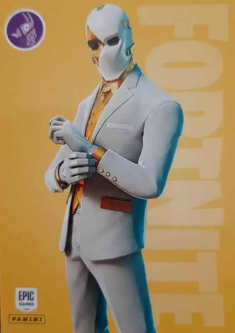 Double Agent Wildcard Panini Fortnite trading card front
