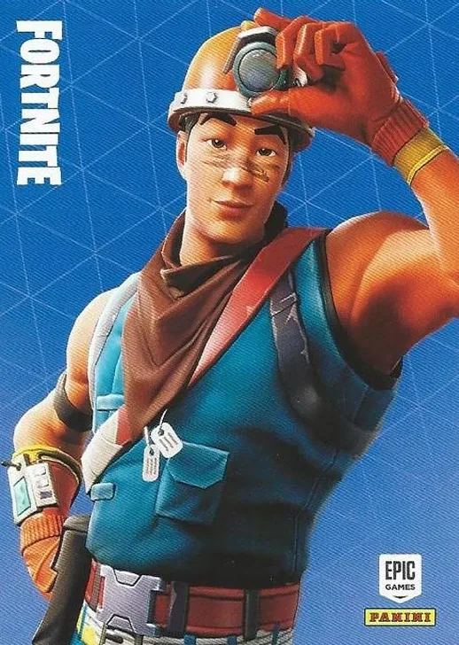 Cole Panini Fortnite trading card