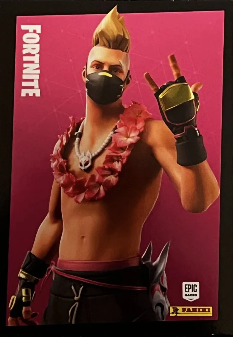 Summer Drift Panini Fortnite trading card front