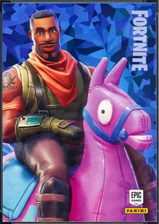 Giddy-Up Panini Fortnite trading card front