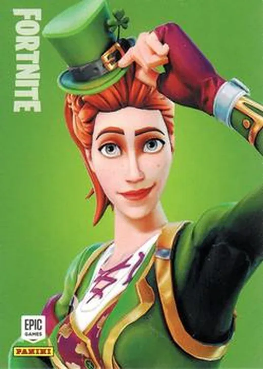 Sgt. Green Clover Panini Fortnite trading card