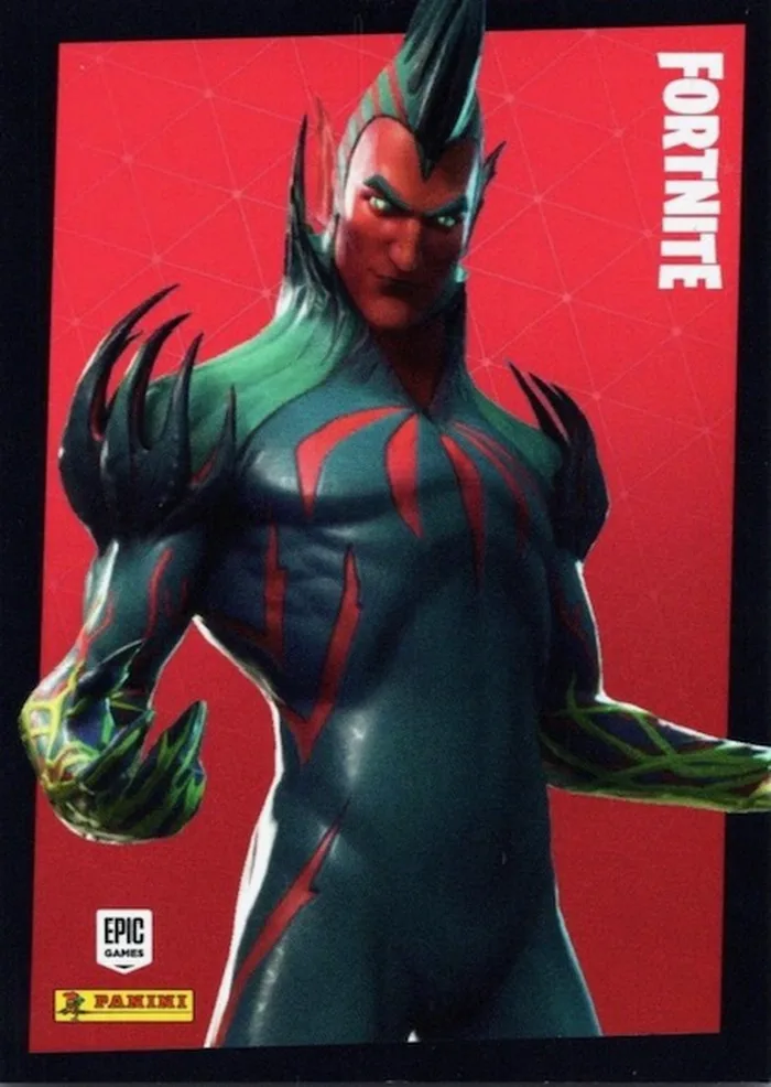 Flytrap Panini Fortnite trading card front