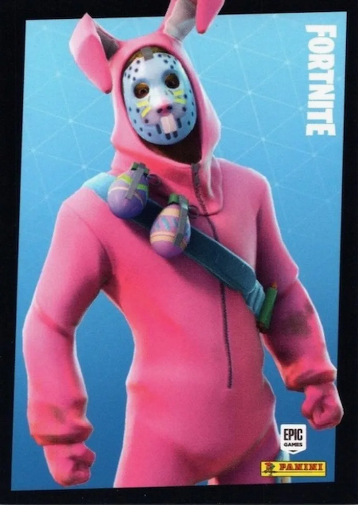 Rabbit Raider Panini Fortnite trading card front