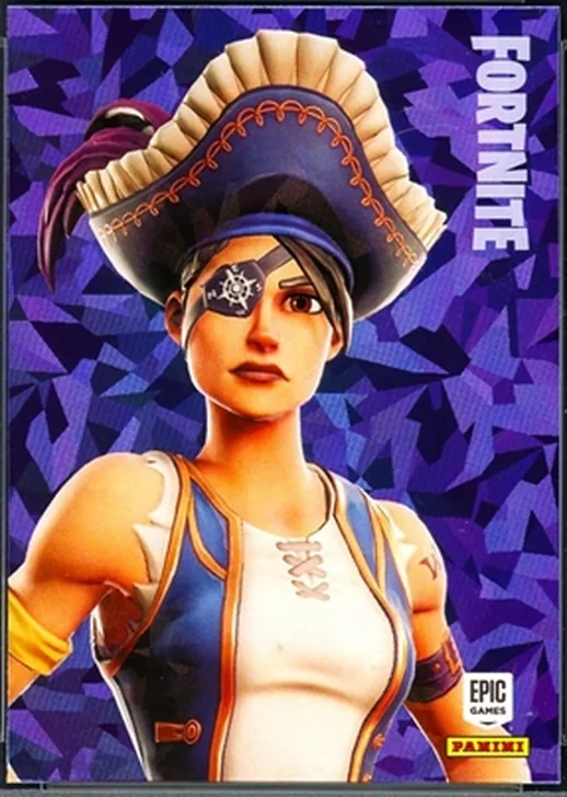 Buccaneer Panini Fortnite trading card front