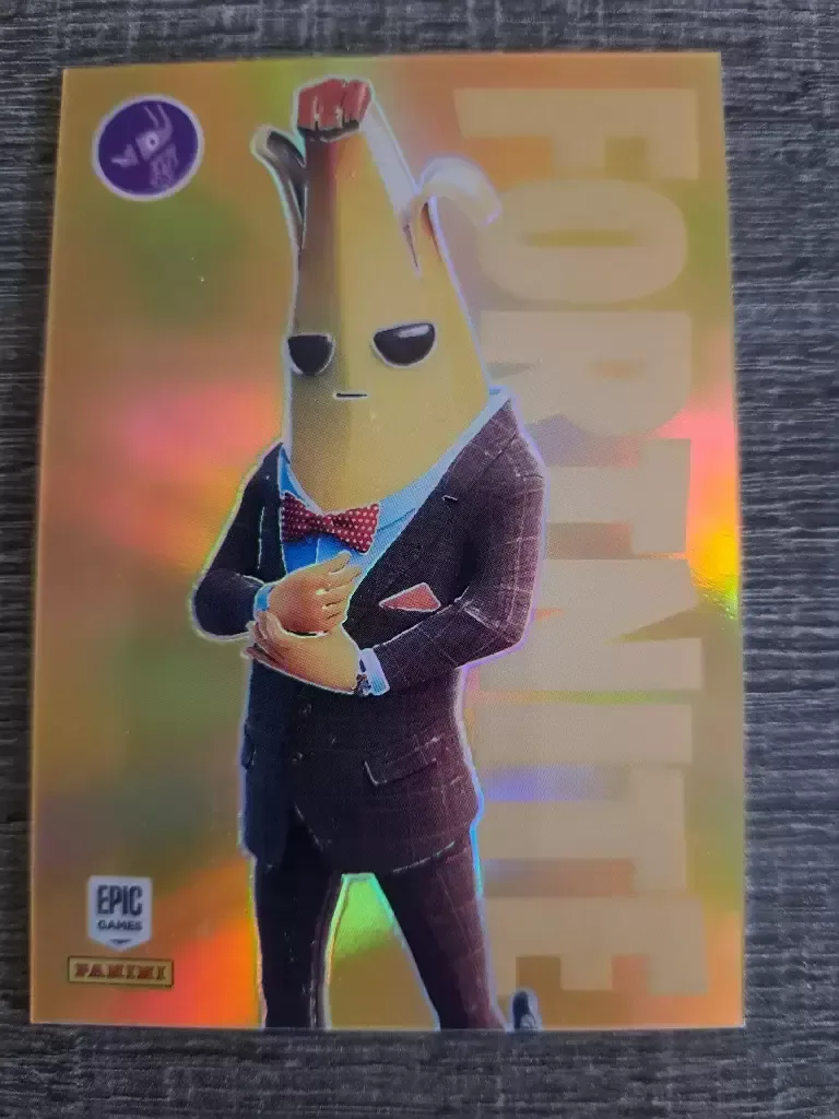 Agent Peely Panini Fortnite trading card front