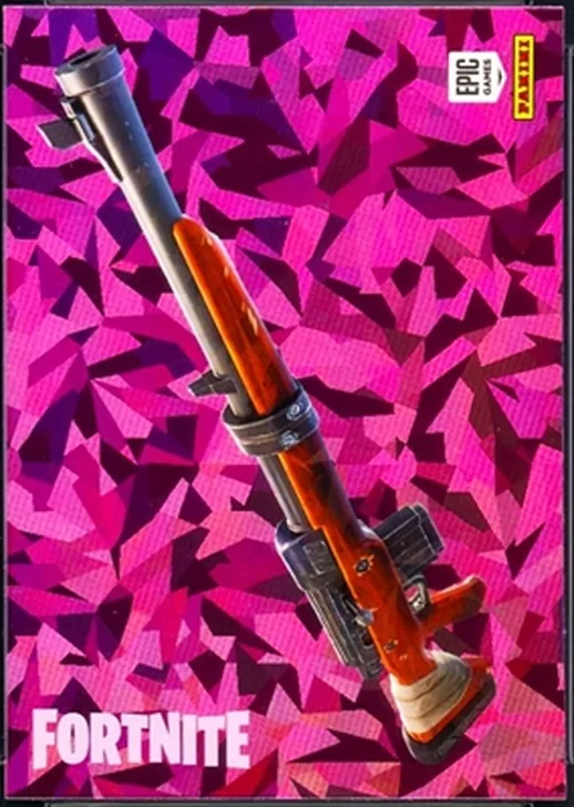 Hunting Rifle Panini Fortnite trading card front