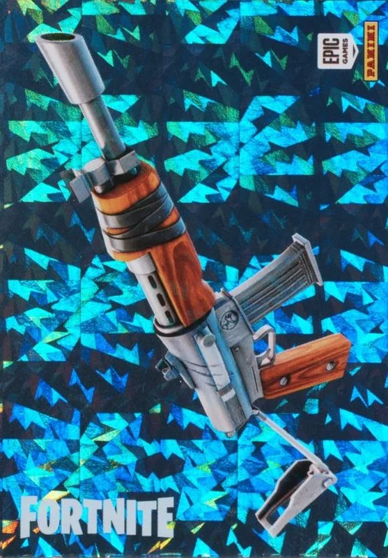 Burst Assault Rifle Panini Fortnite trading card front