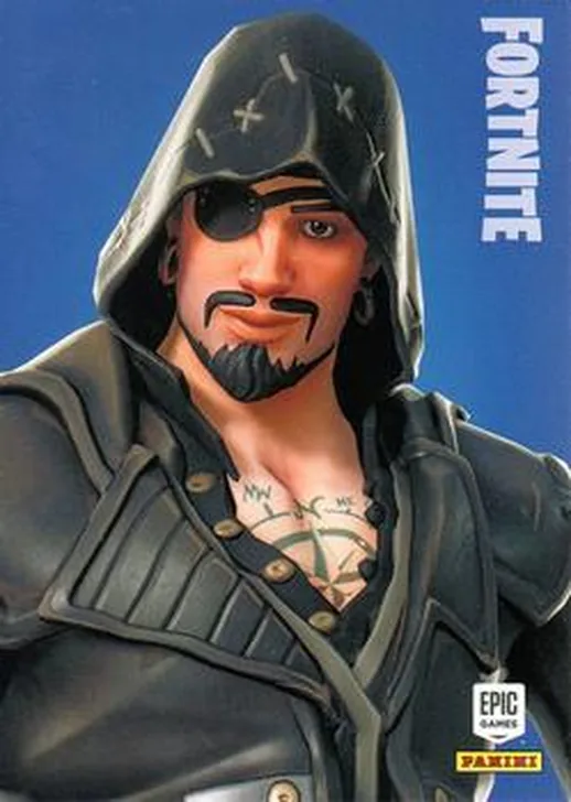 Blackheart Panini Fortnite trading card
