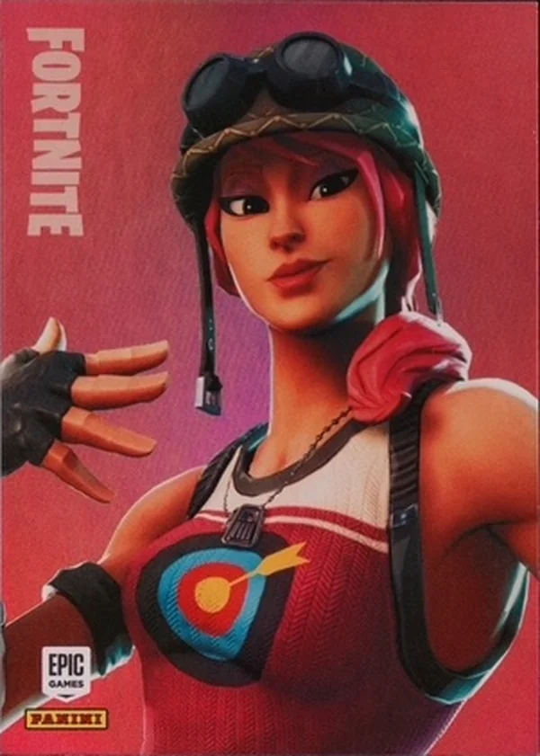Bullseye Panini Fortnite trading card front