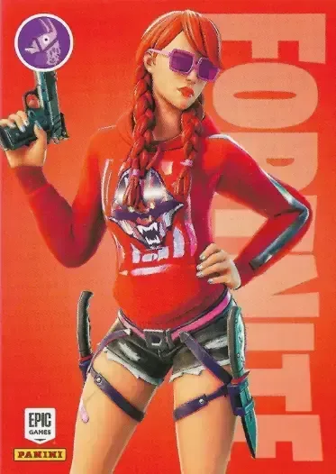 Summer Fable Panini Fortnite trading card front