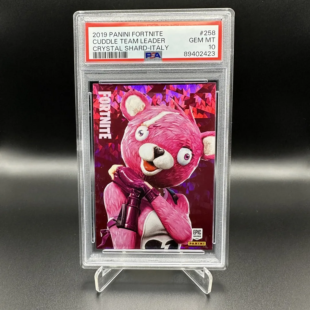 2019 Panini Fortnite Series 1 Cuddle Team Leader #258 Italy Crystal Shard PSA 10