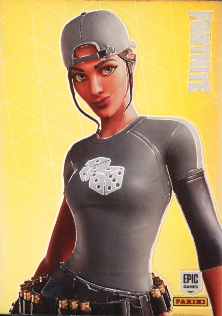 Marked Marauder Panini Fortnite trading card front