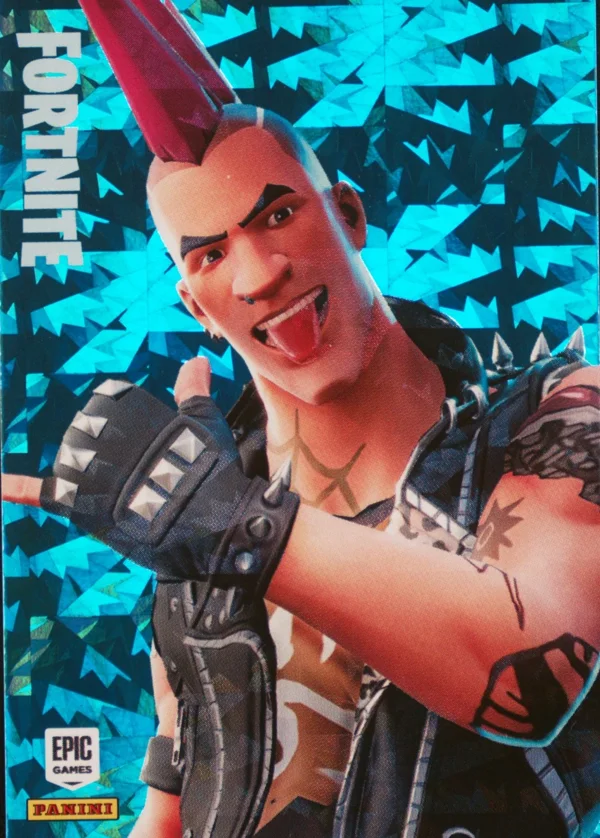 Riot Panini Fortnite trading card front