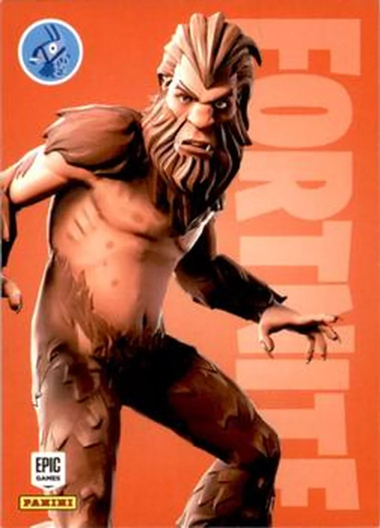 Bigfoot Panini Fortnite trading card front