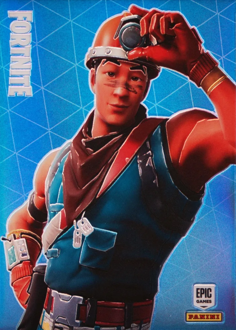 Cole Panini Fortnite trading card front