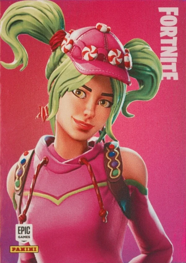 Zoey Panini Fortnite trading card front
