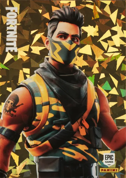 Vice Panini Fortnite trading card front