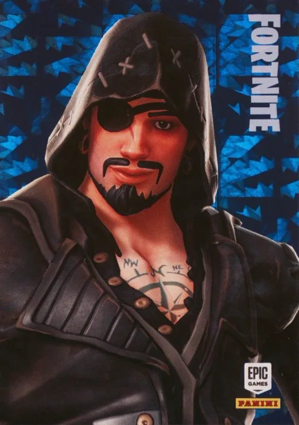 Blackheart Panini Fortnite trading card front