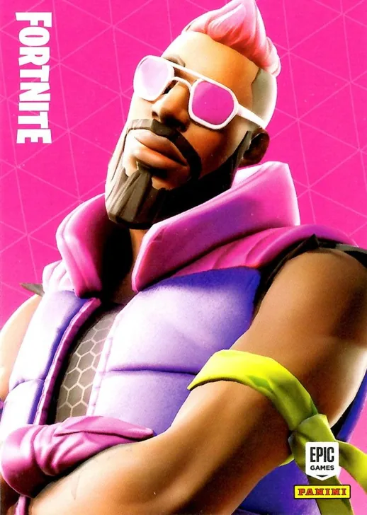 Brite Blaster Panini Fortnite trading card