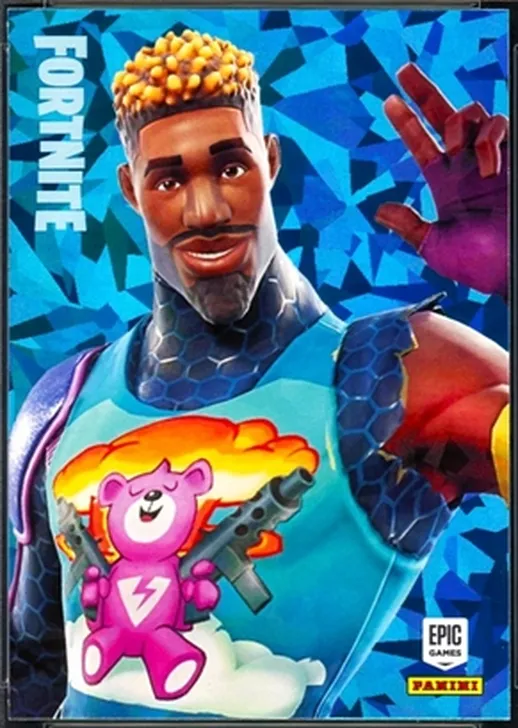 Brite Gunner Panini Fortnite trading card front