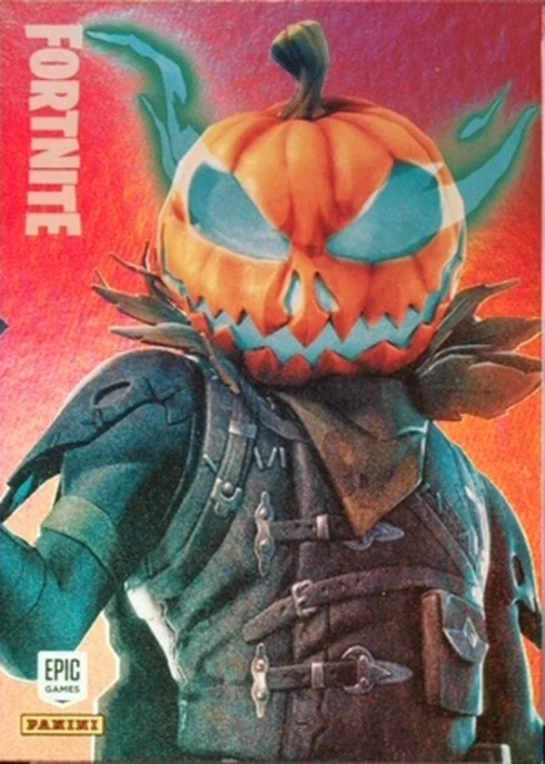 Hollowhead Panini Fortnite trading card front