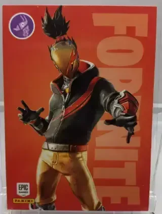 Red Strike Panini Fortnite trading card front