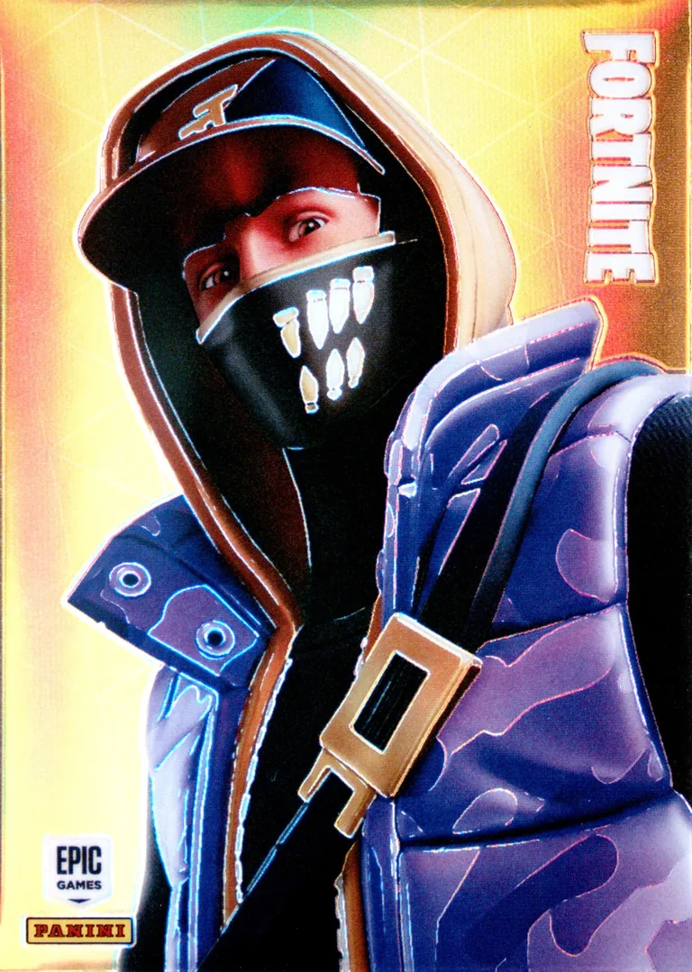 Street Striker Panini Fortnite trading card front
