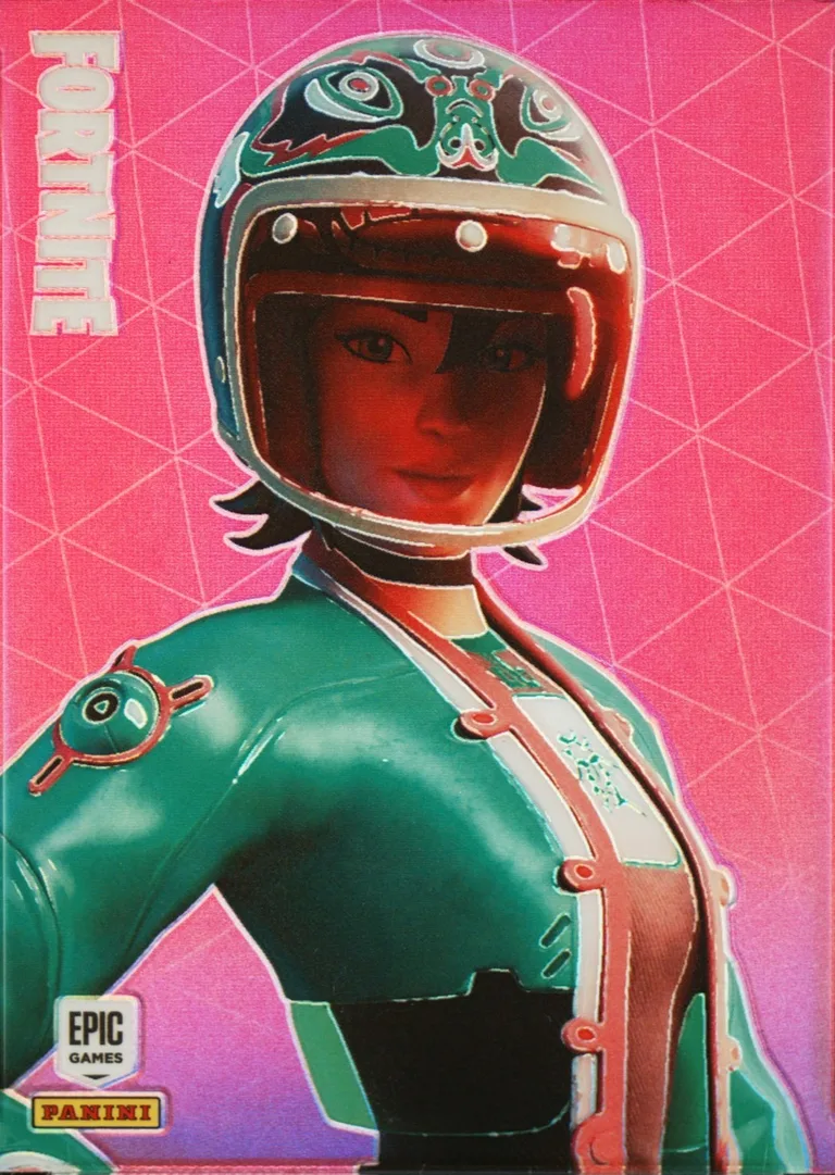 Jade Racer Panini Fortnite trading card front
