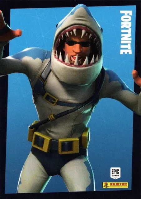 Chomp SR. Panini Fortnite trading card front