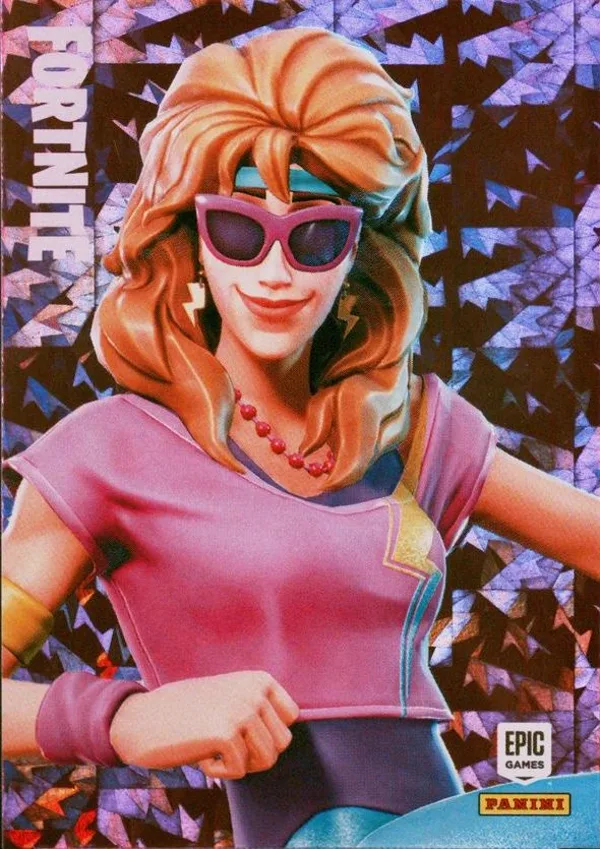 Aerobic Assassin Panini Fortnite trading card front