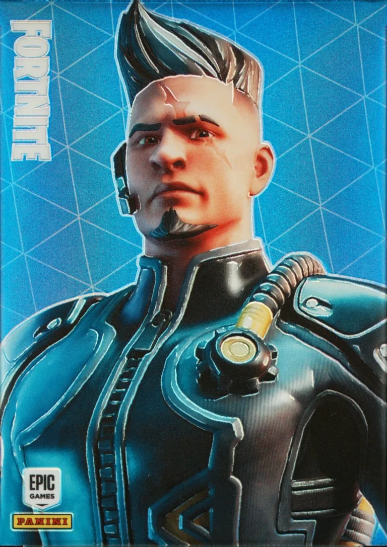 Trench Raider Panini Fortnite trading card front