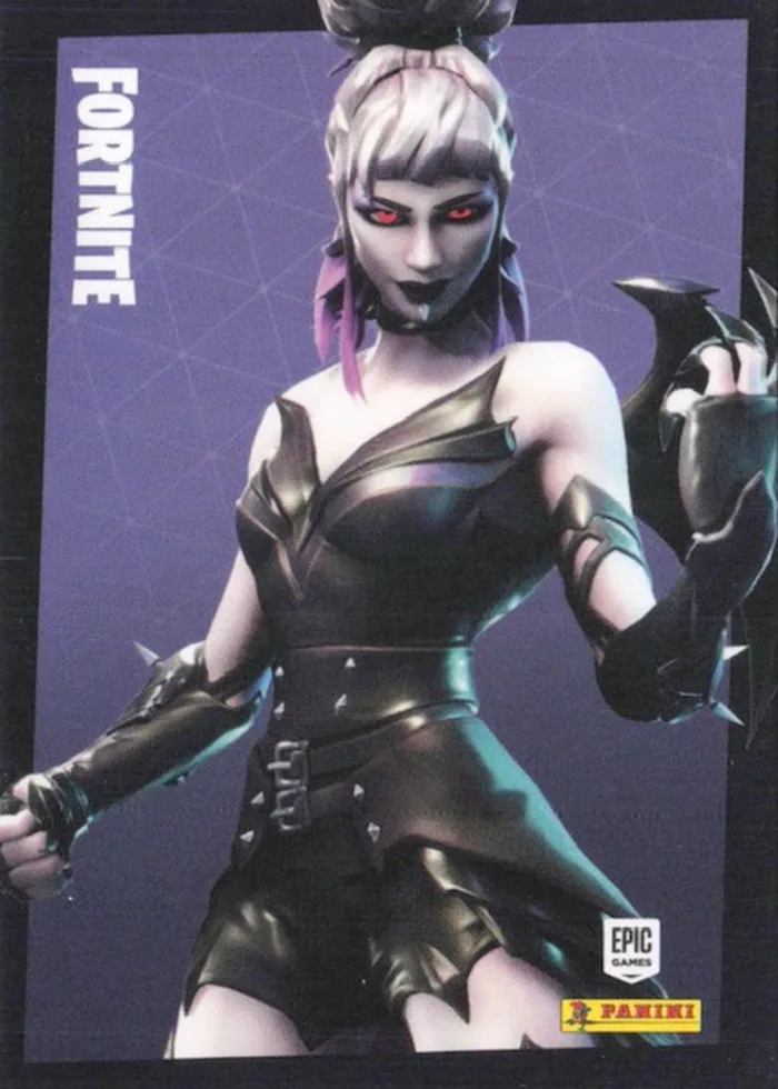 Dusk Panini Fortnite trading card front