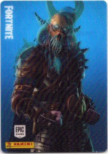 Ragnarok Panini Fortnite trading card front