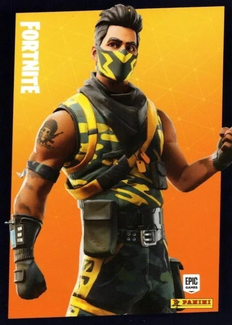 Vice Panini Fortnite trading card front