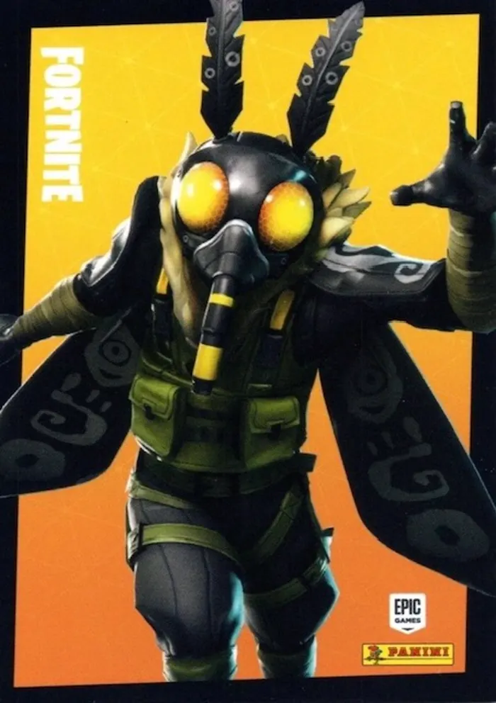 Mothmando Panini Fortnite trading card front