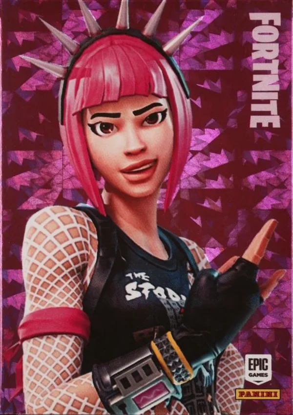 Power Chord Panini Fortnite trading card front