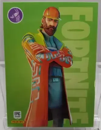 Synth Panini Fortnite trading card front