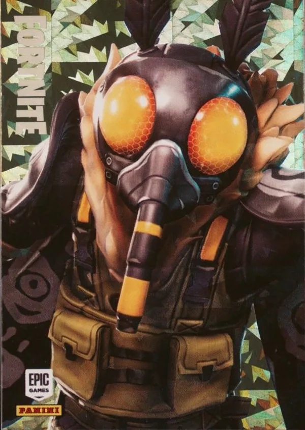 Mothmando Panini Fortnite trading card front