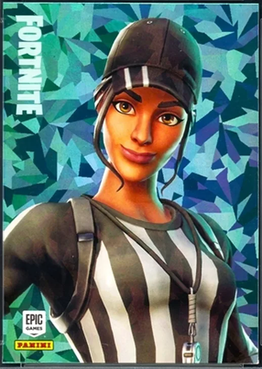 Whistle Warrior Panini Fortnite trading card front